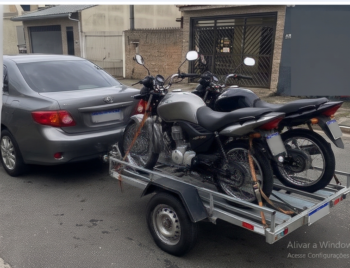 Reboque para motos prestando atendimento rápido nas principais vias e bairros do Rio de Janeiro